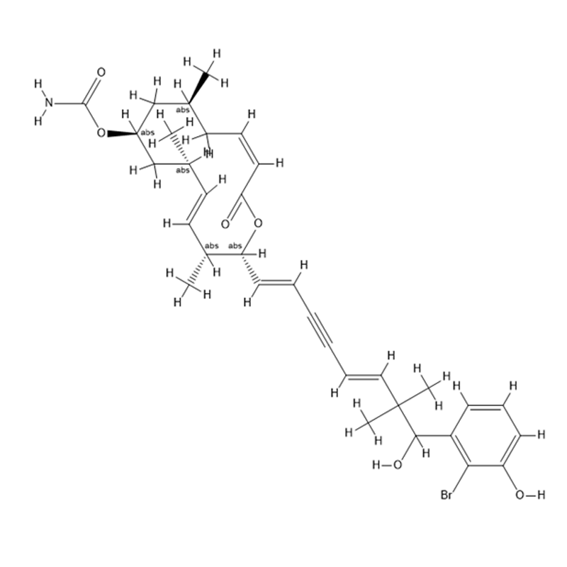The chemical structure of callyspongiolide.