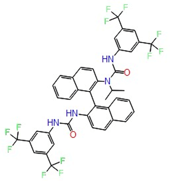 Chemical structure of synthetic fluorination catalyst