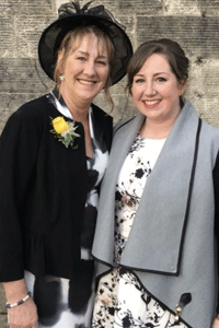 Patricia Scott with daughter, Louise