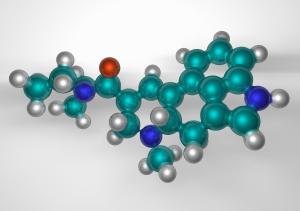 Molecular model of LSD