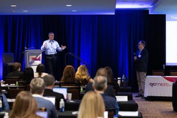 Michael Miller speaks at QC Micro Meeting
