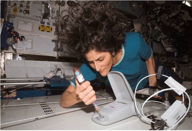 Cartridge on the ISS