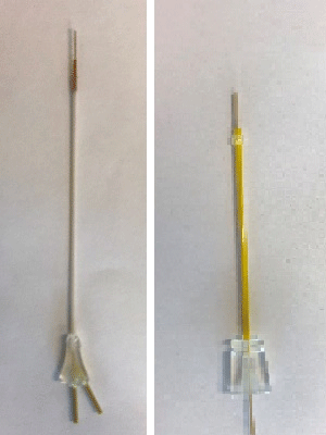 tumor probe and guide -- cannula -- microdialysis--oncology