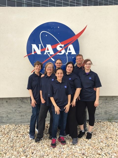 Charles River RR12 mission team members at NASA's Kennedy Space Center