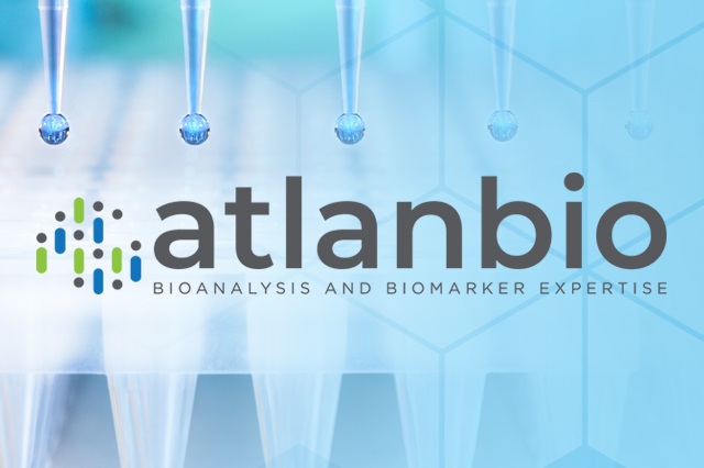 Atlanbio logo over image of pipettes