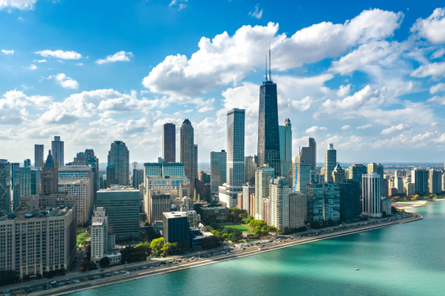 chicago skyline in daytime