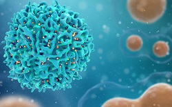 Computer rendering of a cancer cell.