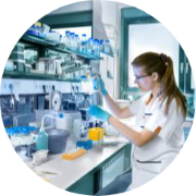 Scientist in a lab.