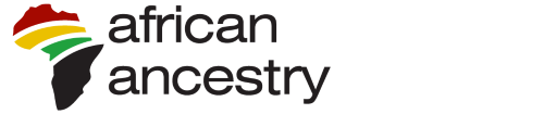 Logo for the African Ancestry ERG shows Africa in red, yellow, green, and black ribbons with the words African Ancestry stacked.
