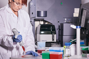 Flow cytometry allows identification of cell populations, allowing analysis of immune regulation of cancer treatments.