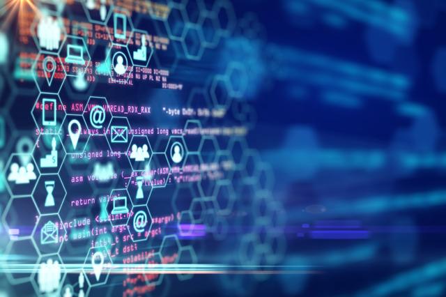 Digital image of icons and buttons