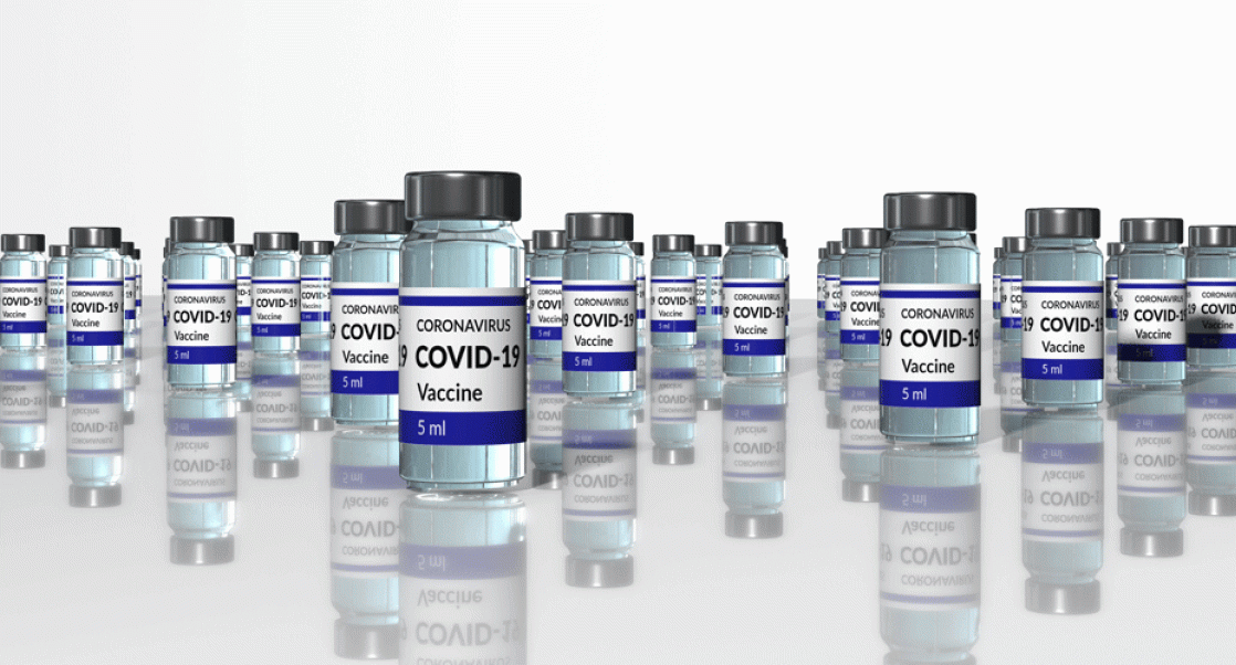 Vials of COVID vaccines -- a new one is coming.